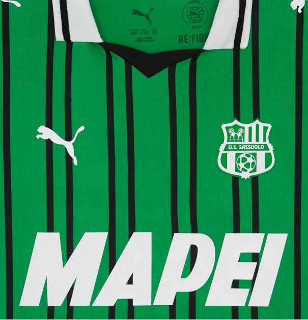 Sassuolo Home Match Jersey 2025/26 Kids